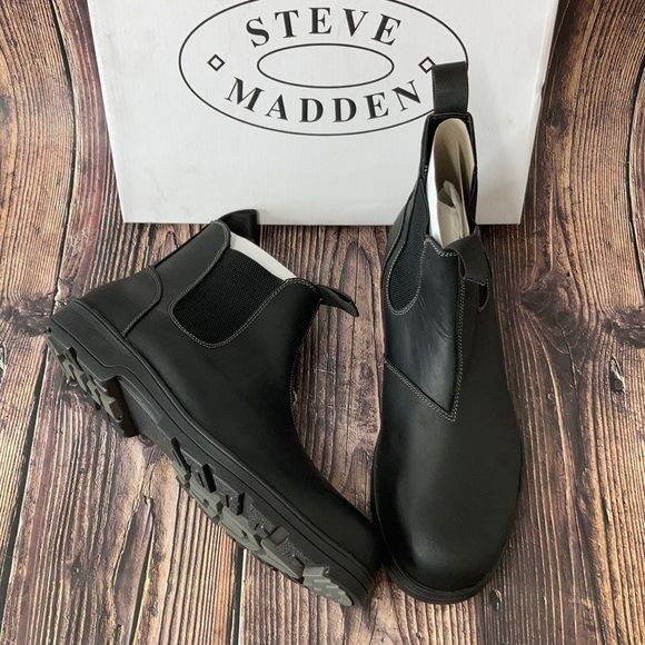 Steve Madden Builder Chelsea Boot, Size 13 M - Black - Picture 7 of 11